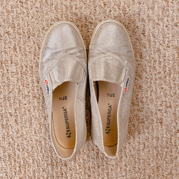 superga silver 37
